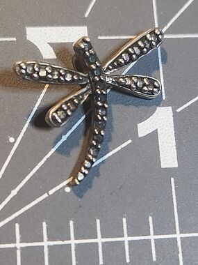 RAS 925 Thai Dragonfly Marcisite Pendant.